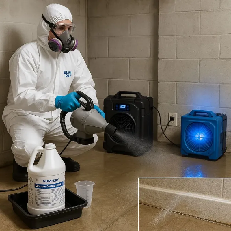 Sanitization and Odor Removal process in Waxhaw, NC